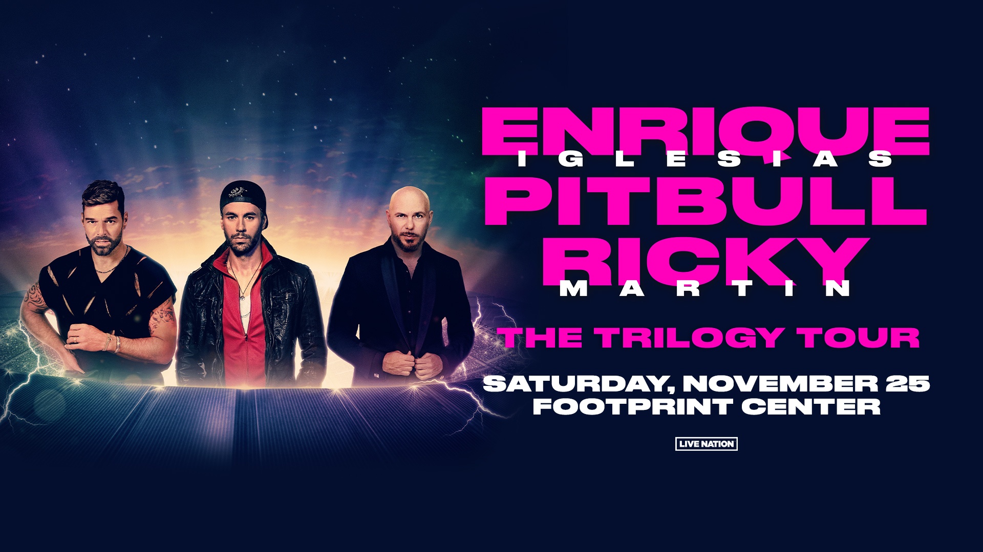 Enrique Iglesias Ricky Martin Pitbull The Trilogy Tour Atlas
